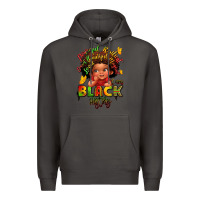 Smoke empowering black heritage Premium Hoodie - LillyAllenDesigns