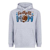 Heather Grey football mom Heavyweight Hoodie - MaliasSmallBusiness