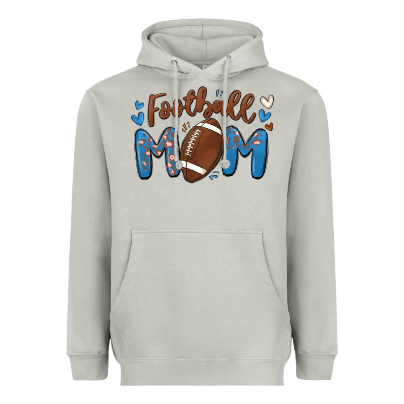 Football Mom Heavyweight Hoodie by MaliasSmallBusiness | Teevron