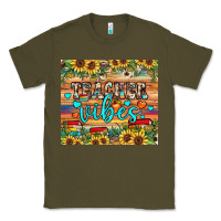 Army Green teacher vibes Classic Tee - JahusDesignShop
