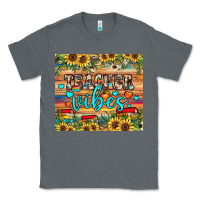 Charcoal Heather teacher vibes Classic Tee - JahusDesignShop