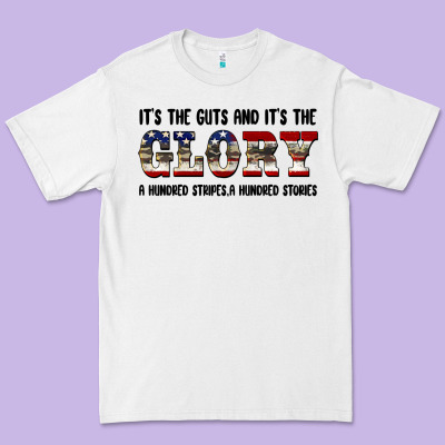 Veteran Glory Premium Tee Designed By Barkaloodesign