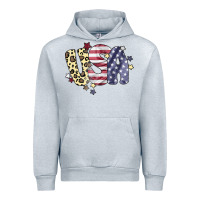 Heather Grey Usa America Urban Hoodie - Bettercallsaul