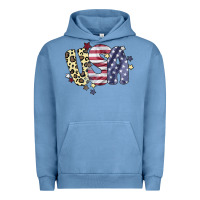 Pigment Pebble Blue Usa America Urban Hoodie - Bettercallsaul