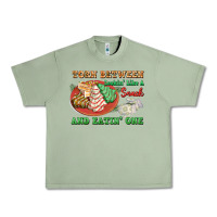 Oil Green torn between lookin like a snack and eatin one Urban Heavy Tee - FaDigitalArtStudio