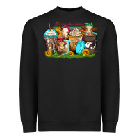 Black heifers coffee cups Heavyweight Sweatshirt - Zillion Design Studio