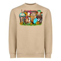 Mushroom heifers coffee cups Heavyweight Sweatshirt - Zillion Design Studio