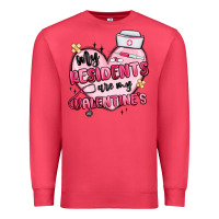 Cardinal my residents are my valentines Premium Sweatshirt - MaliasSmallBusiness