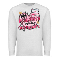 Oatmeal Heather my residents are my valentines Premium Sweatshirt - MaliasSmallBusiness