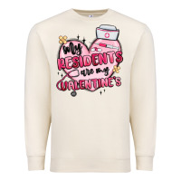 Sandshell my residents are my valentines Premium Sweatshirt - MaliasSmallBusiness