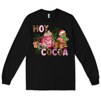 Black hot cocoa Long Sleeve Tee - AdoDesignShop