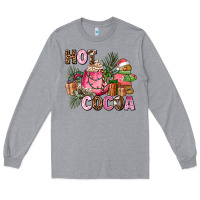 Heather Grey hot cocoa Long Sleeve Tee - AdoDesignShop