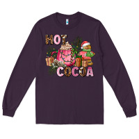 Plum hot cocoa Long Sleeve Tee - AdoDesignShop