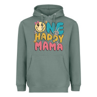Sage one happy mama Heavyweight Hoodie - MaliasSmallBusiness