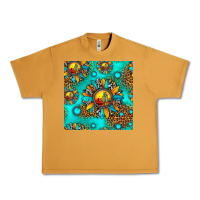 Peanut Butter western sunset sunflowers seamless pattern Urban Heavy Tee - HRA Design Shop