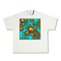 Pistachio western sunset sunflowers seamless pattern Urban Heavy Tee - HRA Design Shop