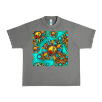 Tornado western sunset sunflowers seamless pattern Urban Heavy Tee - HRA Design Shop