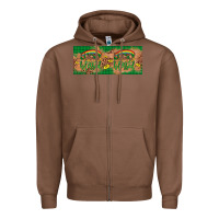 Chestnut St. Patrick's Day Western  Lucky And Blessed Zipper Hoodie - Artiststas