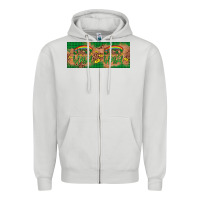 Dove Grey St. Patrick's Day Western  Lucky And Blessed Zipper Hoodie - Artiststas