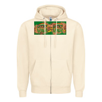 Sandshell St. Patrick's Day Western  Lucky And Blessed Zipper Hoodie - Artiststas