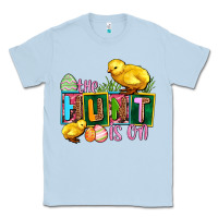 Dusty Blue the hunt is on Classic Tee - AdoDesignShop