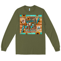 Army Green coffee scrubs and prophy paste Long Sleeve Tee - JahusDesignShop