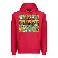 Cardinal Green And Yellow Nurse Premium Hoodie - LillyAllenDesigns