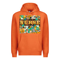 Carrot Green And Yellow Nurse Premium Hoodie - LillyAllenDesigns
