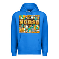True Royal Green And Yellow Nurse Premium Hoodie - LillyAllenDesigns
