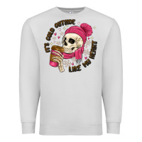 Dove Grey its cold outside like my heart Premium Sweatshirt - MaliasSmallBusiness