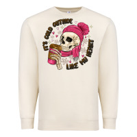 Sandshell its cold outside like my heart Premium Sweatshirt - MaliasSmallBusiness