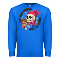 True Royal its cold outside like my heart Premium Sweatshirt - MaliasSmallBusiness