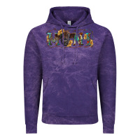 Cloud Purple western mini black highland calf Vintage Hoodie - RanaPortraitStore