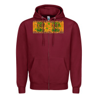 Burgundy Western St. Patrick's Day One Lucky Nurse Zipper Hoodie - Artiststas