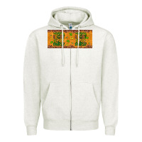 Oatmeal Heather Western St. Patrick's Day One Lucky Nurse Zipper Hoodie - Artiststas