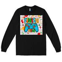 Black finish him Long Sleeve Tee - JahusDesignShop