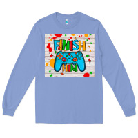 Colony Blue finish him Long Sleeve Tee - JahusDesignShop