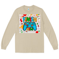 Mushroom finish him Long Sleeve Tee - JahusDesignShop