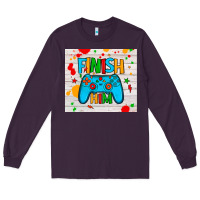 Plum finish him Long Sleeve Tee - JahusDesignShop