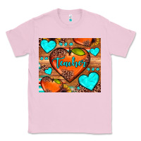 Bubblegum Pink teacher hearts Classic Tee - JahusDesignShop