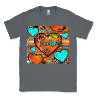 Charcoal Heather teacher hearts Classic Tee - JahusDesignShop