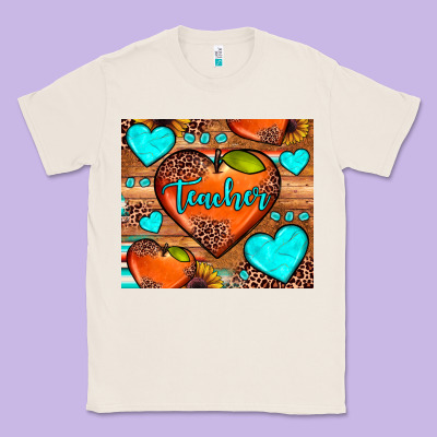 Teacher Hearts Classic Tee Designed By Jahusdesignshop