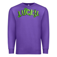 Purple lucky st patricks day Premium Sweatshirt - MaliasSmallBusiness