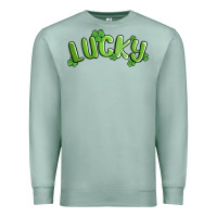 Seafoam lucky st patricks day Premium Sweatshirt - MaliasSmallBusiness