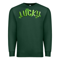Sports Green lucky st patricks day Premium Sweatshirt - MaliasSmallBusiness