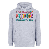 Heather Grey i don't need your attitude i brought my own Heavyweight Hoodie - MaliasSmallBusiness