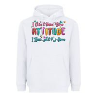 White i don't need your attitude i brought my own Heavyweight Hoodie - MaliasSmallBusiness