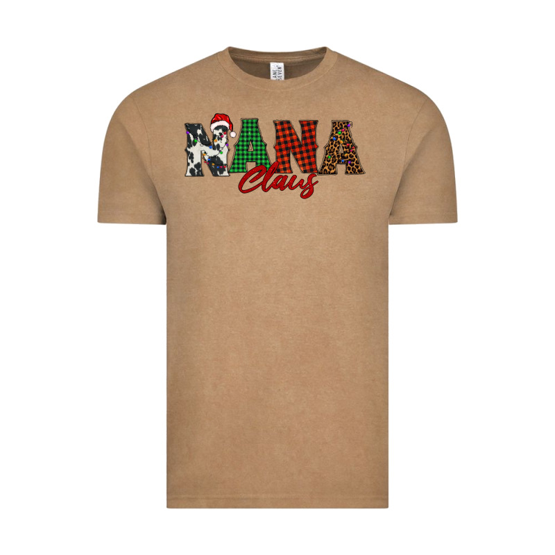 Nana Claus Vintage Tee by BarkalooDesign | Teevron