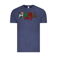 Vintage Denim nana claus Vintage Tee - BarkalooDesign