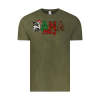 Vintage Olive nana claus Vintage Tee - BarkalooDesign